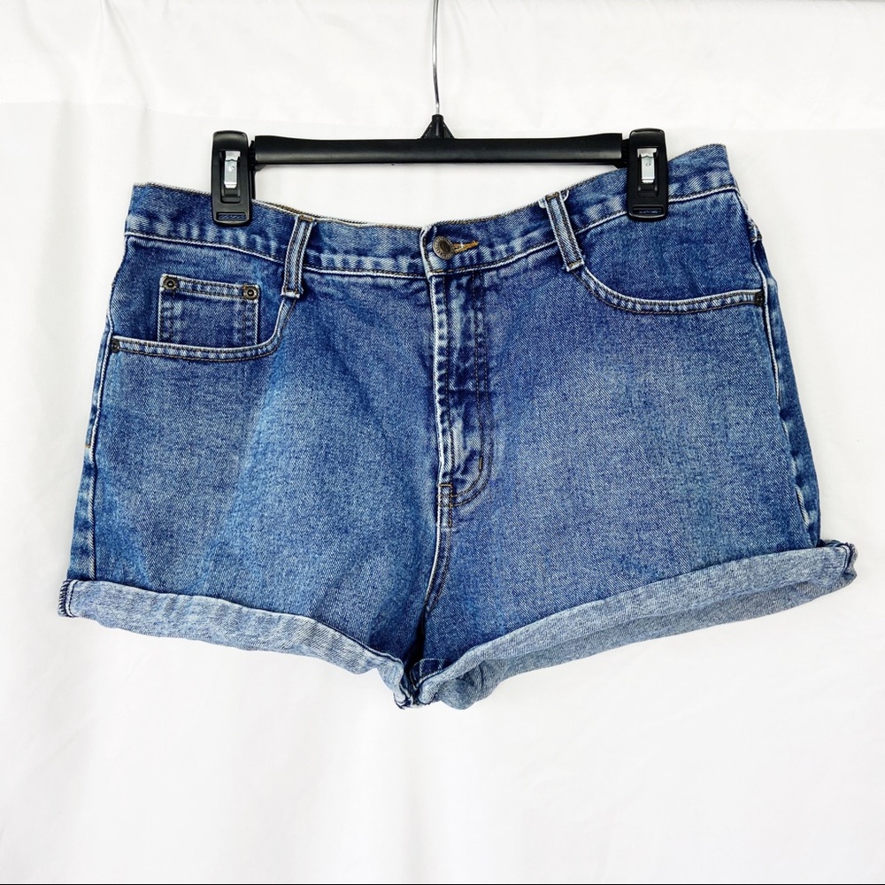 NorthCrest 100% cotton blue denim shorts 12